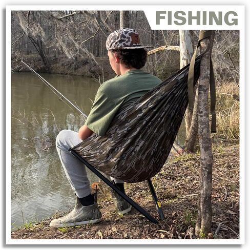Lightweight & Portable Hunting Seat in Bottomland - Quick Setup - Rated at 350 lbs - a High Quality Hunting Seat Designed by Fanatic Outdoors. in Saudi Arabia