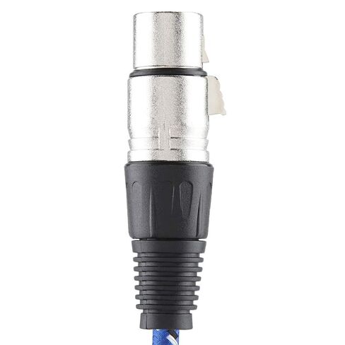 6.35mm Shielded Car Audio Interconnect Cable 1.8m Silvery White - High Fidelity Signal Transfer, and RFI Noise Reduction, Durable for Car and Home Audio Systems (Blue) in Saudi Arabia