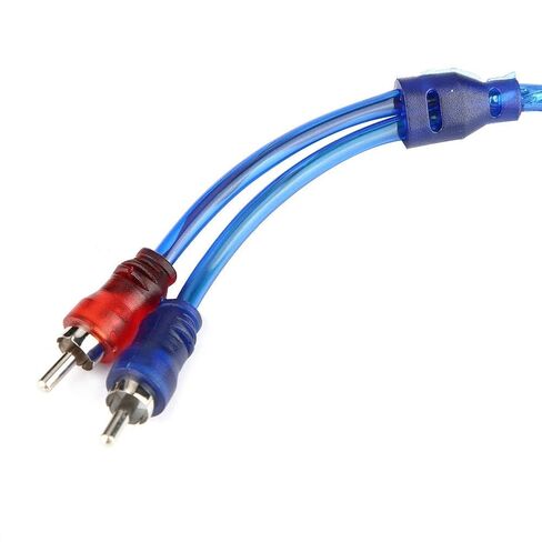 5 Meter Blue Transparent Audio Interconnect Cable – Ultra Flexible, High Purity Copper Core for Balanced Sound and Clear High Frequency – Perfect for Car and Home Audio Systems in Saudi Arabia