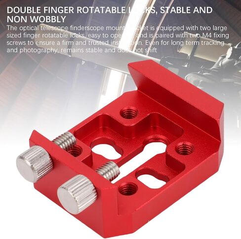 قاعدة تتوافق عالمية لـ C8 C925 80ED 102ED 130APO 100ED CNC سبائك الألومنيوم تلسكوب Finderscope جبل قوس مع 2 مسامير M4 in Saudi Arabia