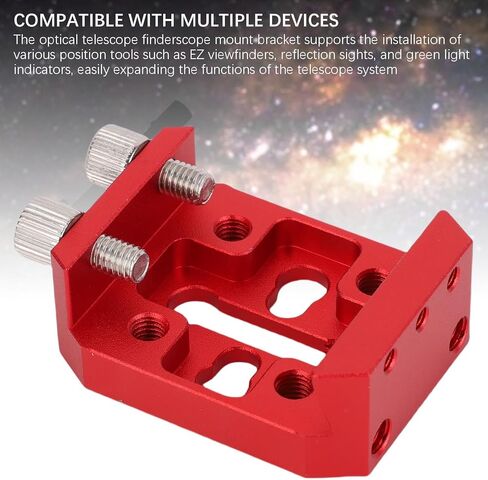 قاعدة تتوافق عالمية لـ C8 C925 80ED 102ED 130APO 100ED CNC سبائك الألومنيوم تلسكوب Finderscope جبل قوس مع 2 مسامير M4 in Saudi Arabia