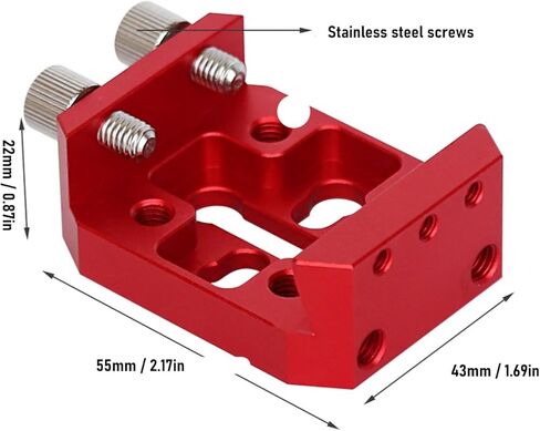 قاعدة تتوافق عالمية لـ C8 C925 80ED 102ED 130APO 100ED CNC سبائك الألومنيوم تلسكوب Finderscope جبل قوس مع 2 مسامير M4 in Saudi Arabia