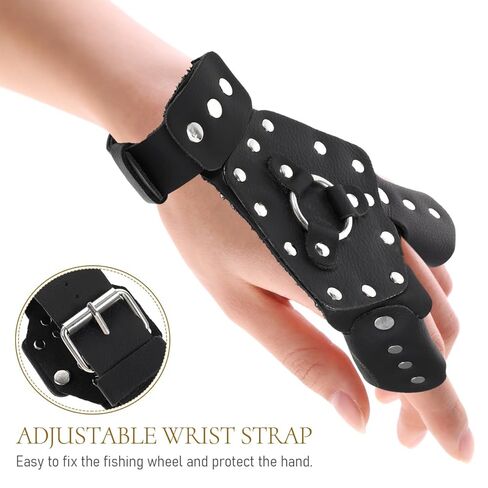 FRCOLOR Adjustable Fishing Handguard Wristband with Steel Plate Lightweight Hand Protection Bracer for Right and Left Hand Bowfishing Wristband for Fishing in Saudi Arabia