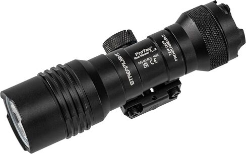 Streamlight 89024 ProTac Rail Mount 1L-X Pro 500-Lumen 18,000-Candela Rechargeable Capable Weapon Light with Non-Rechargeable Batteries, Picatinny and M-LOK Compatible, Black in Saudi Arabia