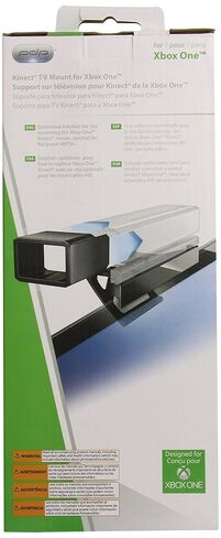 PDP Gaming Kinect TV Mount Optimal For Flat HGTV No Tools Required: Black - Xbox One Kinect Sensor in Saudi Arabia