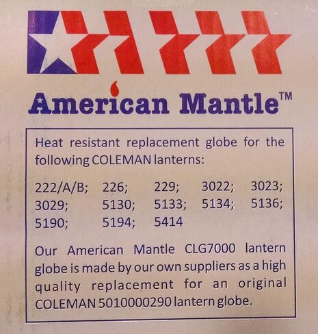 استبدال Lantern Globe (مثل 5010000290): استبدال CLG7000 | 3.25 بوصة × 3.25 بوصة زجاج بوروسيليكات شفاف | يناسب موديلات Colmen Lantern 222/A/B؛ 226؛ 229؛ 3022؛ in Kuwait