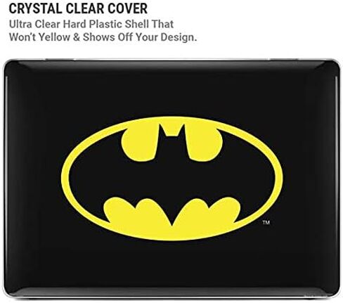 Skinit Case + Skin Compatible with MacBook Air 13in (2020) - Officially Licensed Warner Bros Batman Official Logo Design in Saudi Arabia