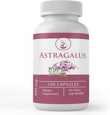 Pure Original Ingredients Astragalus Extract, (100 Capsules) Always Pure, No Additives Or Fillers, Lab Verified in Saudi Arabia