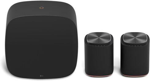 LG Sound Suite Stereo Suite 7 Pro Wireless Bundle | 2X M7 Wireless Dolby Atmos Speakers + W7 Subwoofer | Dolby Atmos FlexConnect | Apple Airplay & Google Cast | Multi-Room Support (New 2026 Model) in Saudi Arabia