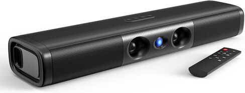 Saiyin Sound Bar with Enhanced Bass–Dual Larger Woofer & Dual Bass Ports, Sound Bar for Smart TV with 90W Peak Power, 17.1-inch Soundbar with Bluetooth5.3/TV-ARC/Optical/AUX Input in Saudi Arabia