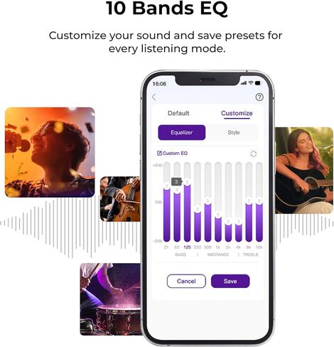نظام صوت محيطي 7.1 قناة من ULTIMEA للتلفزيون، شريط صوت Dolby Atmos مع 4 مكبرات صوت محيطية، VoiceMX، BassMX، شريط صوت بقوة 420 وات للتلفزيون الذكي، HDMI eARC، التحكم في التطبيق، Aura A60 Pro، موديل 2026 in Kuwait