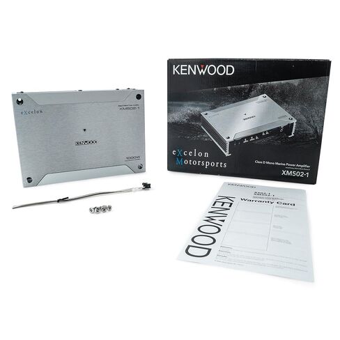 Kenwood Excelon XM502-1 Class D Mono Marine Amplifier with 500 Watt Peak (Certified Refurbished) in Saudi Arabia