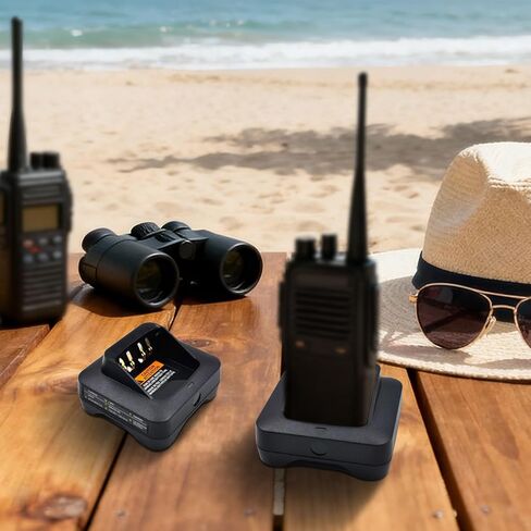 (عبوة من قطعتين) شاحن سريع PMPN4527A متوافق مع Motorola R5 R7 XPR3500e XPR3300e XPR7350e XPR7550e APX4000 أجهزة الراديو ثنائية الاتجاه PMNN4491A PMNN4493A in Kuwait