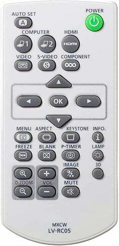 Remote Controller LV-RC05 for Canon Projectors LV-7290, LV-7292A, LV-7292M, LV-7295, LV-7297A, LV-7297M, LV-7390, LV-7392A, LV-7490, LV-8225, LV-8227A, LV-8227M, LV-8235, LV-8320 in Saudi Arabia