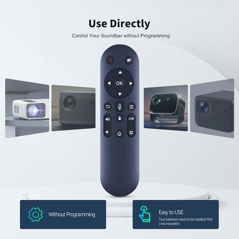 جهاز تحكم عن بعد بديل لنماذج أجهزة العرض Magcubic/Alwtniet/wowlink/coolid HY300PRO & HY300PRO+/W210 in Saudi Arabia