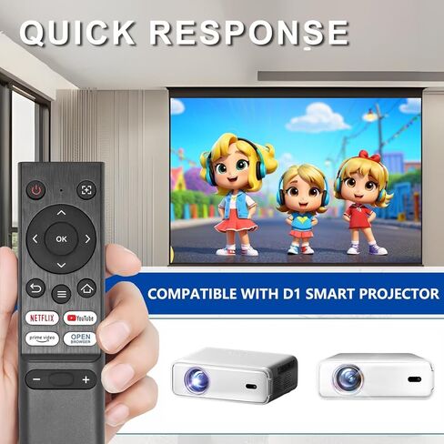 Micro Projector Replaces Remote Control, Compatible with Aurzen EAZZE D1 D001 mini Projector in Saudi Arabia