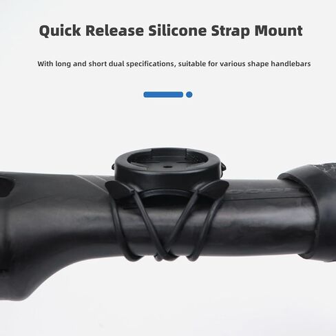 Bike Mount Adapter Compatible with Garmi n GPS Computers,Sport Action Cameras,Bike Lights,Quick Release Strap Mount for Road Mountain Bike MTB Bicycle in Saudi Arabia