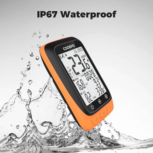CooSpo [Bundle Promotion] BC107 GPS Bike Computer Matches with Mini Electric Bike Pump E1 in Saudi Arabia