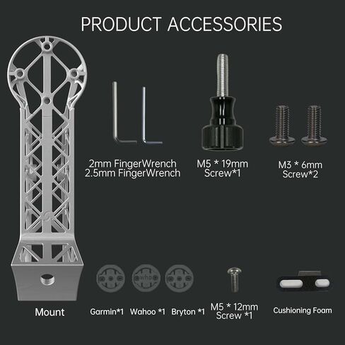3D Printed Titanium Bike Computer Mount, Ultra-Light Bicycle Computer Mount for Road Bikes Integrated Handlebar Compatible with Garmin, Wahoo, Bryton, GoPro and Headlight in Saudi Arabia