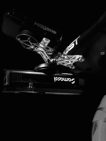 3D Printed Titanium Bike Computer Mount, Ultra-Light Bicycle Computer Mount for Road Bikes Integrated Handlebar Compatible with Garmin, Wahoo, Bryton, GoPro and Headlight in Saudi Arabia