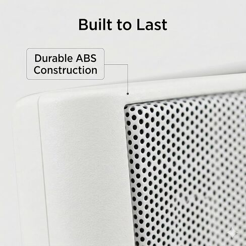 STUDIOFINIX Ultra Slim 5.25 Inch 240W Wall Mount Speakers, 8 Ohm Passive Home Theater Indoor Speakers for Bedroom, Kitchen, Living Room,White(Pair) in Saudi Arabia