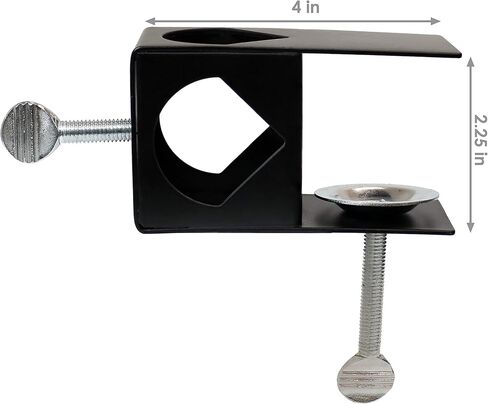 Sunnydaze Deck Clamp - Outdoor Torch Mount Holder - Set of 4 in Saudi Arabia