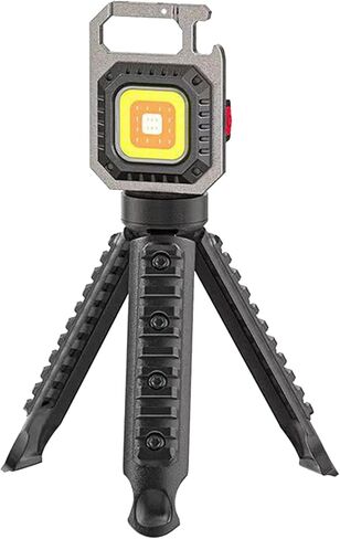 Lamp Holder 2pcs Portable Camp Stand Adjustable Height Camping Flashlight Tripod Working Light Bracket for Outdoor Activity, As the Picture Shows in Saudi Arabia
