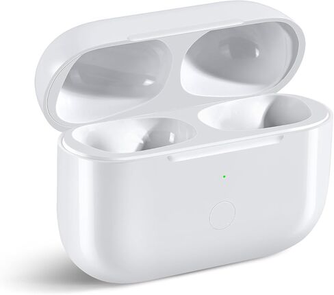 Wireless Charging Case Replacement Compatible with AirPod Pro 2nd & 1st Generation, Air Pod Pro 2 1 Charger Case with Bluetooth Pairing Sync Button,White in Saudi Arabia