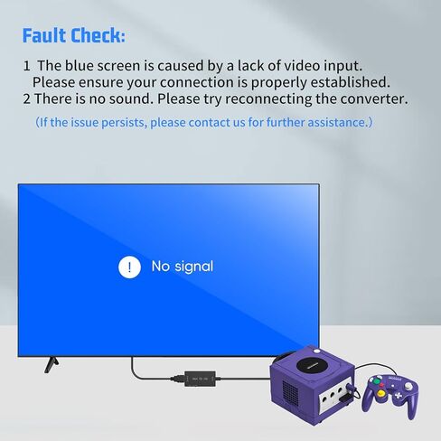 محول tesha N64 إلى HDMI، محول Gamecube HDMI، متوافق مع N64/SNES/SFC/Gamecube، التوصيل والتشغيل، مخرج HD 720P/1080P، يتضمن كابلات HDMI وUSB in Kuwait