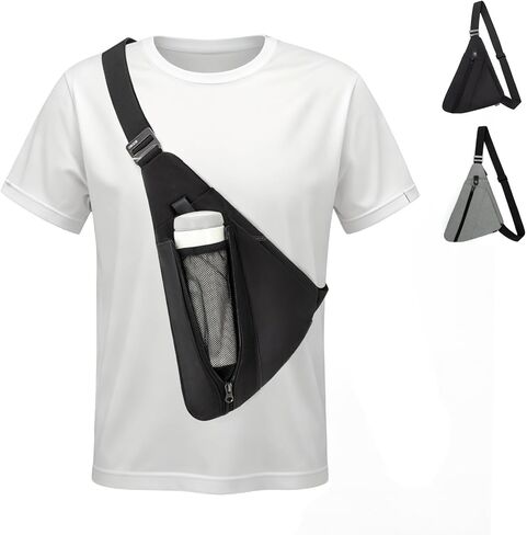 OSOCE Crossbody Sling Bag, Water-Resistant Anti Theft Chest Pack, Minimalist Commuter Daypack for Travel Hiking Work in Saudi Arabia