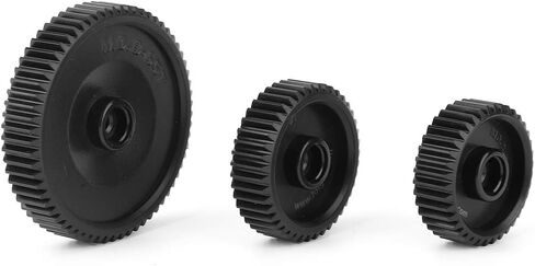 CHICIRIS 3PCS Follow Focus Gear kit, 38T 43T 65T 0.8mm Space Between, with 3 Gears for Different Lenses, for Fotga Follow Focus in Saudi Arabia