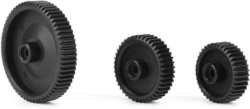 CHICIRIS 3PCS Follow Focus Gear kit, 38T 43T 65T 0.8mm Space Between, with 3 Gears for Different Lenses, for Fotga Follow Focus in Saudi Arabia