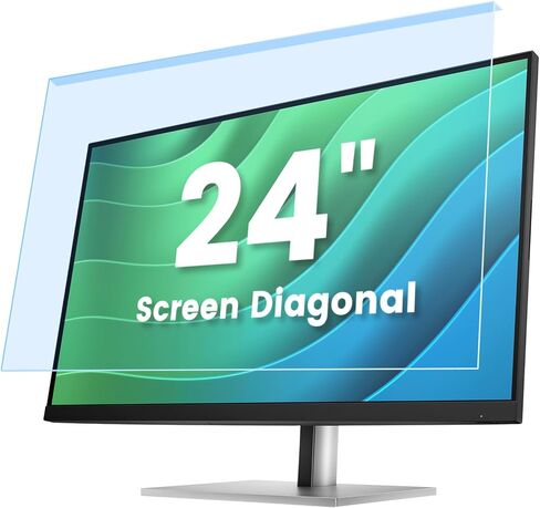 F FORITO 27 Inch Anti Blue Light Screen Protector Panel for Computer Monitor, Anti-Glare Matte Acrylic Hanging Filter for 27 inch Widescreen Desktop PC LED Monitor(24.12"x14.02") in Saudi Arabia