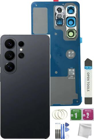 Galaxy S26 Ultra Back Glass Replacement for Samsung Galaxy S26 Ultra Back Cover Glass with Pre-Installed Tape and Camera Lens +Tools (Blue) in Saudi Arabia