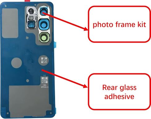 Galaxy S26 Ultra Back Glass Replacement for Samsung Galaxy S26 Ultra Back Cover Glass with Pre-Installed Tape and Camera Lens +Tools (Blue) in Saudi Arabia