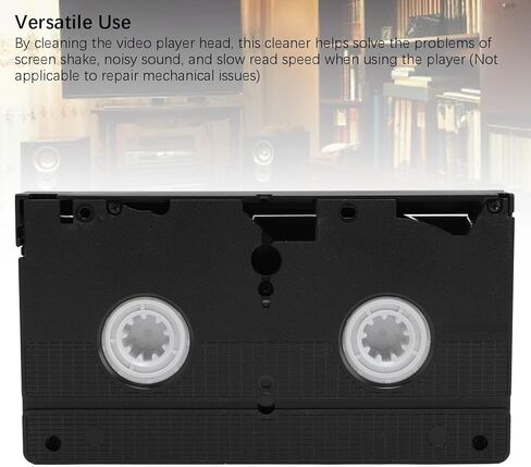 منظف ​​الرأس VCR VHS، نظام التنظيف الجاف لصيانة رأس مشغل الفيديو، مع عدم الحاجة إلى سائل للاستخدام الآمن على مشغلات VCR وVHS in Saudi Arabia