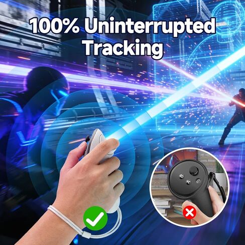 أحزمة معصم بديلة متوافقة مع Oculus Quest 3/Quest 3، أحزمة يد متينة وقابلة للتعديل لوحدة تحكم Meta Quest 3S/ Quest 3S (4 قطع) in Kuwait