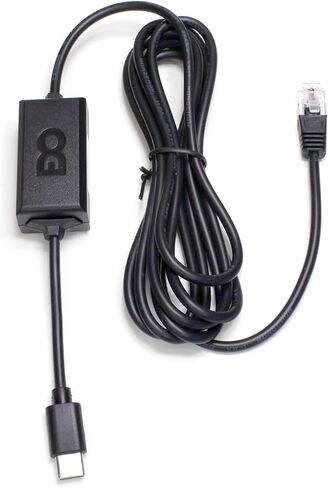 سلك طاقة كاشف الرادار لجواز السفر Beltronics Escort USB-C إلى RJ11 12V كابل شاحن سيارة لـ RX65 Vector 995 965 955 940 Pro 300 V10 (10 قدم) in Saudi Arabia