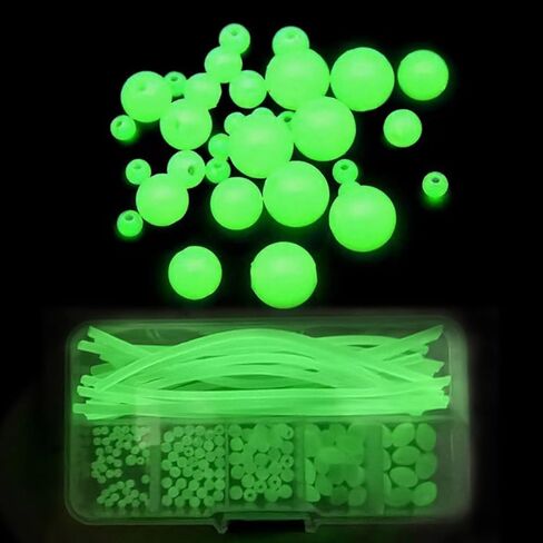 Multisize Night Fishing Tube Silicones Antwinding Luminescent Tube Tool for Different Environment Nighttimes Lures Fishing in Saudi Arabia