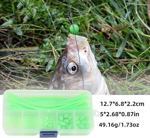 Multisize Night Fishing Tube Silicones Antwinding Luminescent Tube Tool for Different Environment Nighttimes Lures Fishing in Saudi Arabia