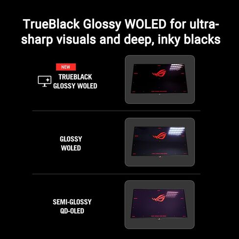ASUS ROG Strix 32" 4K OLED Gaming Monitor (XG32UCWMG) - TrueBlack Glossy, Dual Mode(4K@240Hz, FHD@480Hz), 0.03ms, G-SYNC Compatible, Neo Proximity Sensor, USB-C, HDMI 2.1, 3 yr Warranty in Saudi Arabia