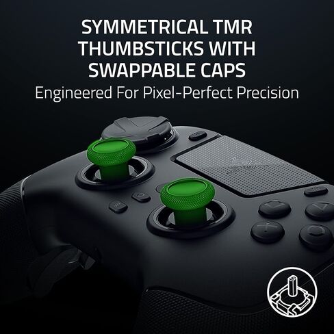 Razer Raiju V3 Pro Wireless Controller: Officially licensed for PlayStation, PS5, PC - Lag-free Esports Grade Performance - 6 Remappable Buttons - Customizable TMR Thumbsticks - Fast Triggers - Black in Saudi Arabia