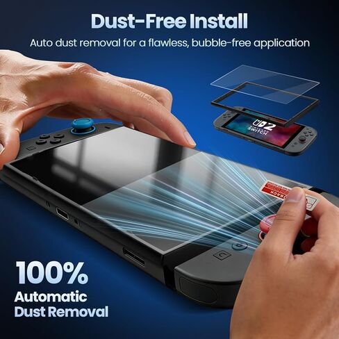 Screen Protector for Nintendo Switch 2 [7.9''] 2025 Tempered Glass, Accessories, Bubble Free, Anti-Scratch, Touch Sensitive, Ultra-Clear [2Pack] in Saudi Arabia