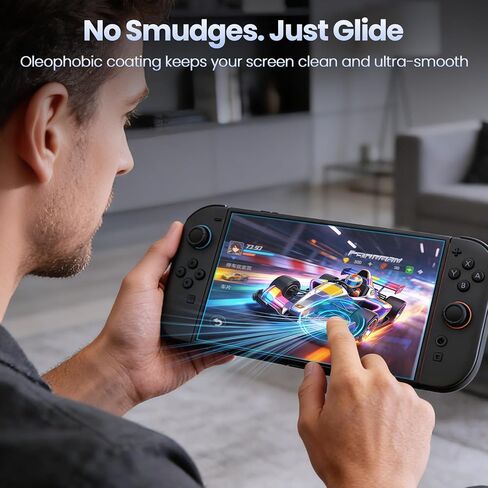 Screen Protector for Nintendo Switch 2 [7.9''] 2025 Tempered Glass, Accessories, Bubble Free, Anti-Scratch, Touch Sensitive, Ultra-Clear [2Pack] in Saudi Arabia