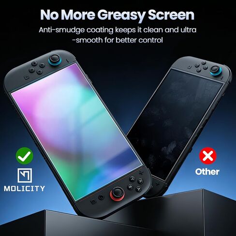 Screen Protector for Nintendo Switch 2 [7.9''] 2025 Tempered Glass, Accessories, Bubble Free, Anti-Scratch, Touch Sensitive, Ultra-Clear [2Pack] in Saudi Arabia