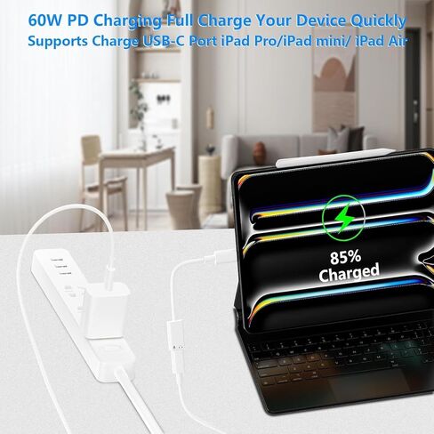 محول USB C إلى Lightning متوافق مع iPhone 17 16 15 Pro Max، شحن سريع 27 وات PD، دعم مزامنة البيانات وإخراج الصوت، محول من النوع C ذكر إلى Lightning Female لجهاز iPad Air/Mini in Kuwait