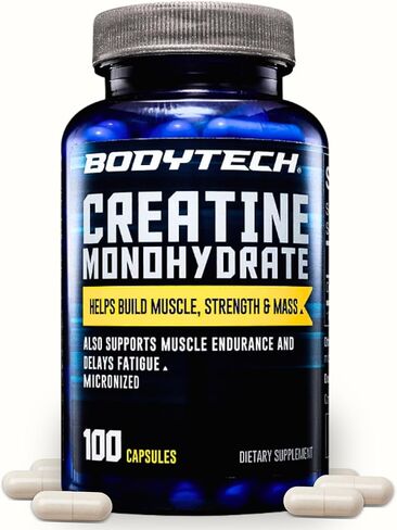 BodyTech 100 Pure Creatine Monohydrate Fruit Punch (16.5 Ounce Powder) in Saudi Arabia