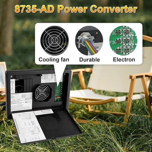 WF-8735-AD محول الطاقة/الشاحن 30 أمبير مركز الطاقة، سلسلة WF-8700 30 أمبير محول rv شواحن البطاريات للمركبات الترفيهية، العربة in Kuwait