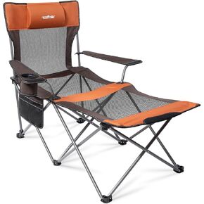 apollo walker Reclining Beach Chair, 90-135° Adjustable Orange in Kuwait