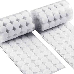 Self Adhesive Dots, Strong Adhesive 1400pcs(700 Pairs) 0.59" Diameter Sticky Back Nylon Dots, Hook & Loop Dots with Waterproof Sticky Glue Tapes, Suitable for Classroom, Office, Home in Kuwait